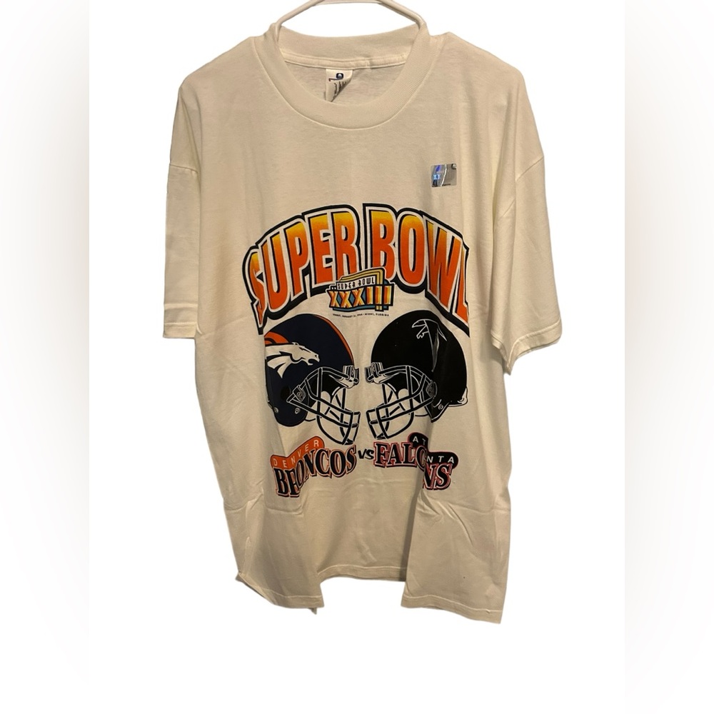 Miro VINTAGE 1999 SUPER BOWL 
DENVER BRONCOS VS ATLANTA falcons shirt xl
